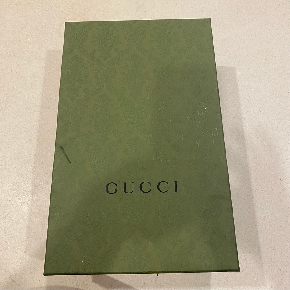 SOLD on RR ⭐️ GUCCI Horsebit Shearling-Lined Leather Mule Flat Slippers NWOT - Picture 15 of 16